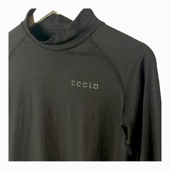 Tesla black compression long sleeve athletic shirt - Women’s S - Picture 3 of 5